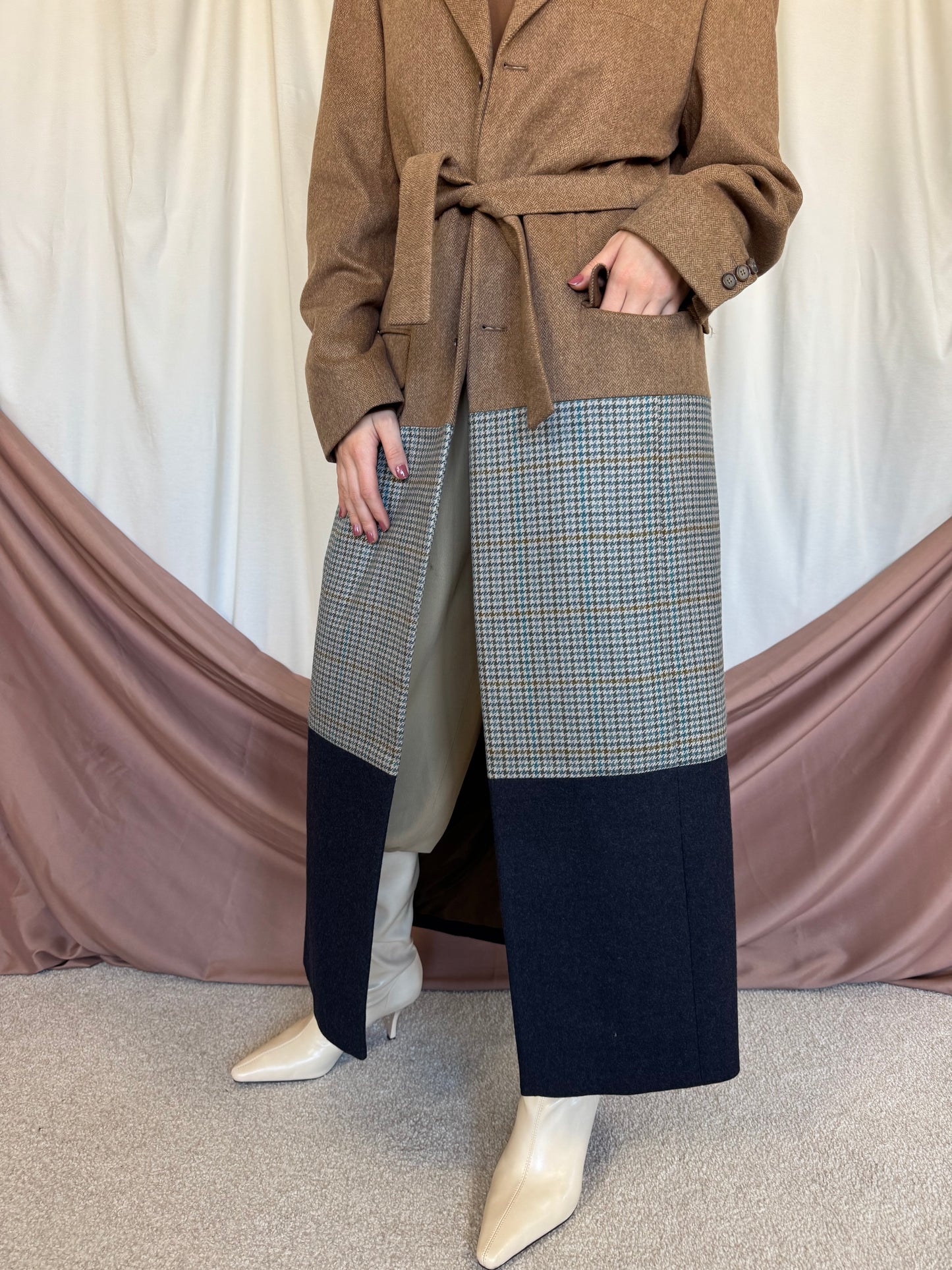 PALTON SEVENTY DREAMS DIN LANA SI CASMIR cu cordon