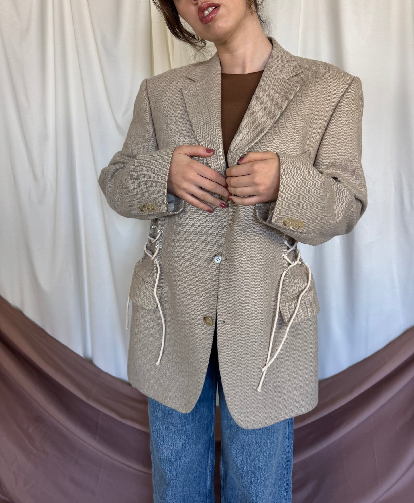 SACOU GROS SEVENTY DREAMS DIN LANA ( marimea M)