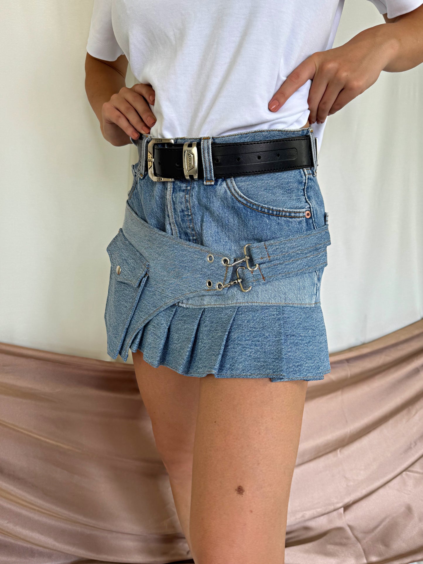 Fusta denim LEVI'S mini