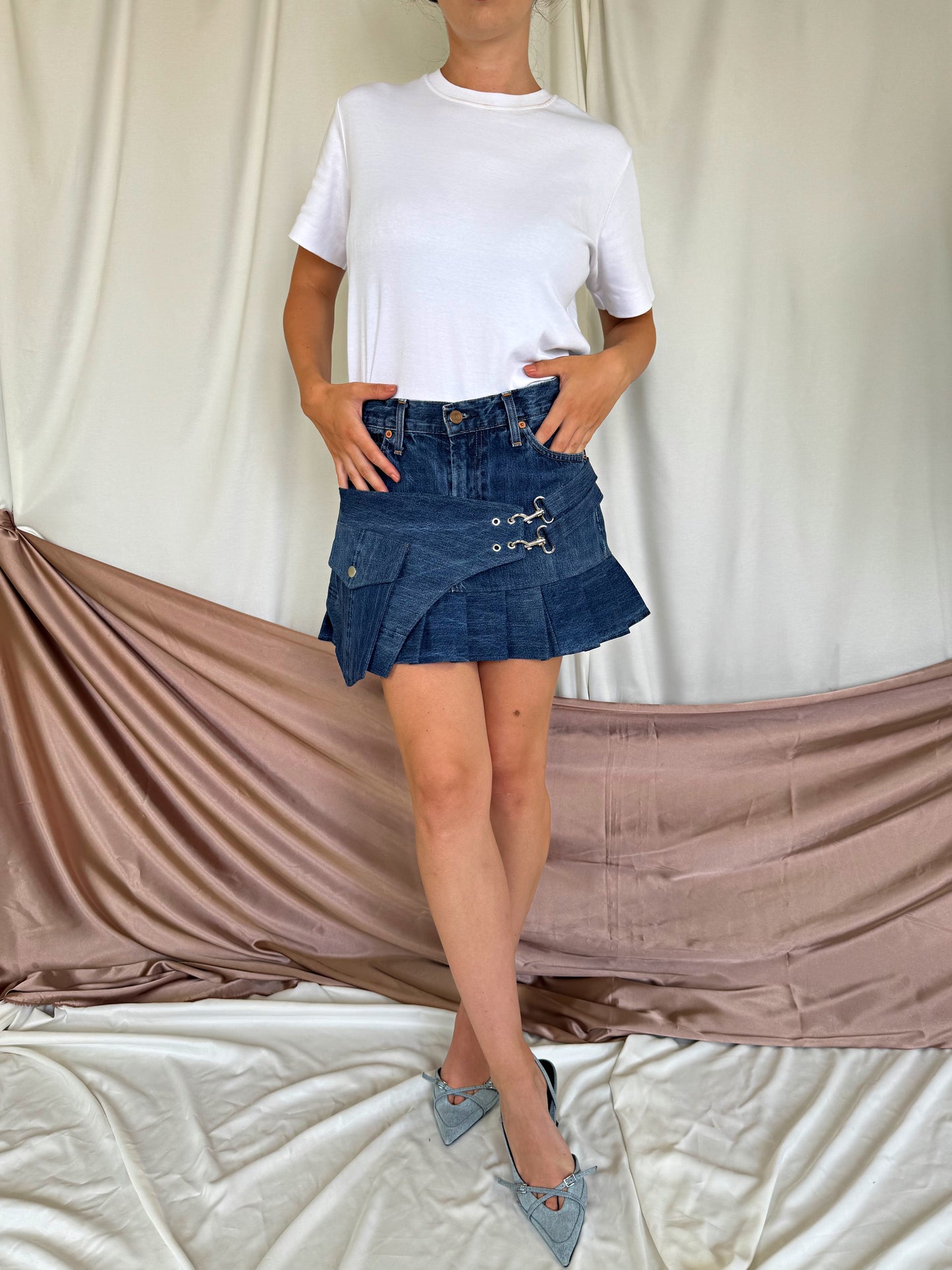 Fusta denim LEVI'S mini ( S )