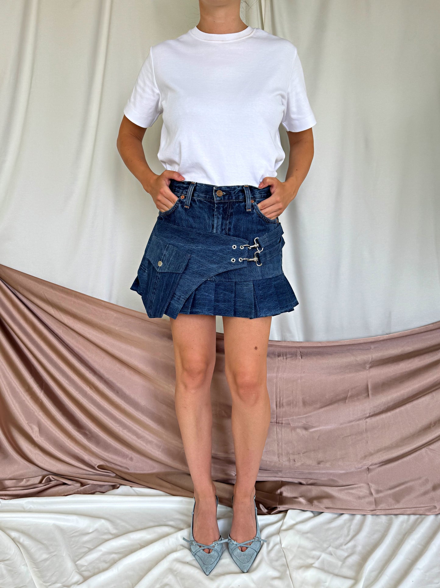 Fusta denim LEVI'S mini ( S )