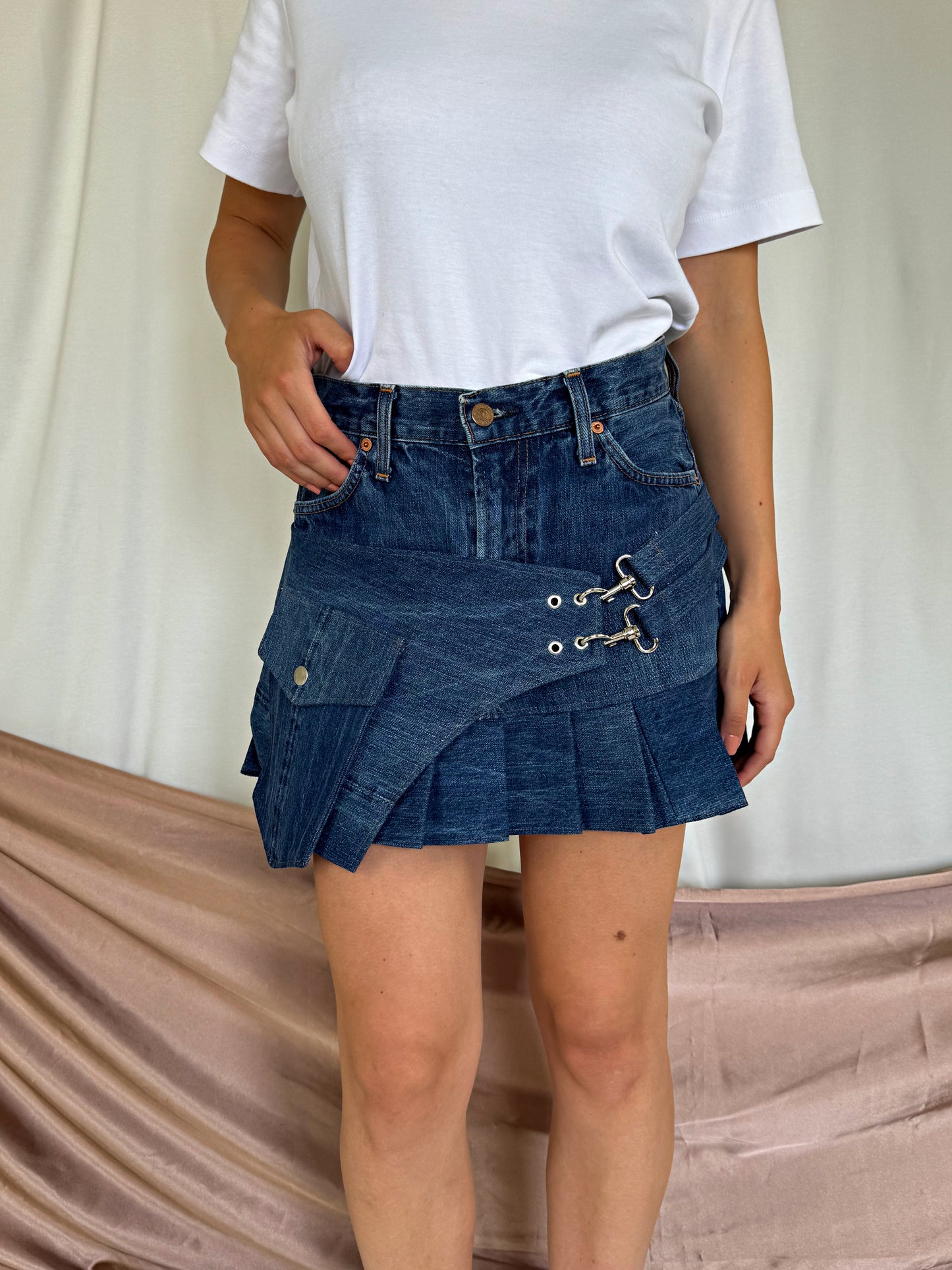 Fusta denim LEVI'S mini ( S )