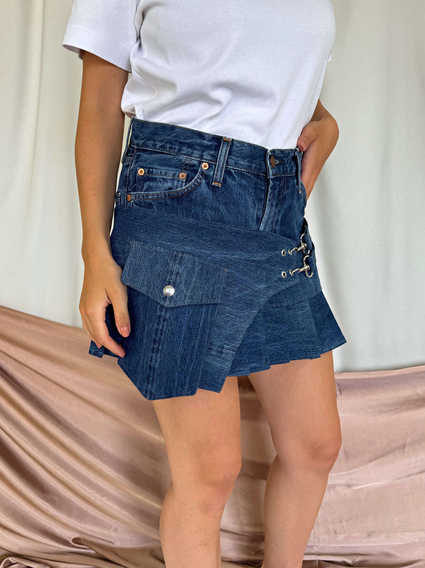 Fusta denim LEVI'S mini ( S )