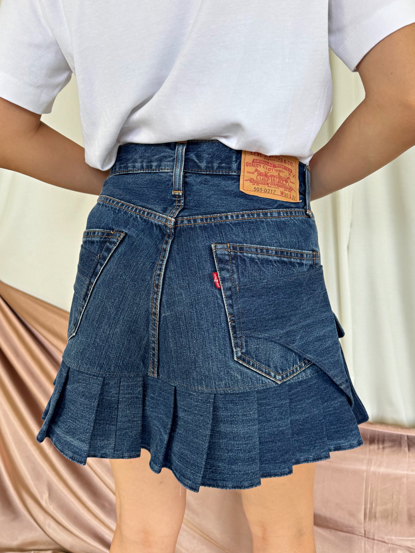 Fusta denim LEVI'S mini ( S )