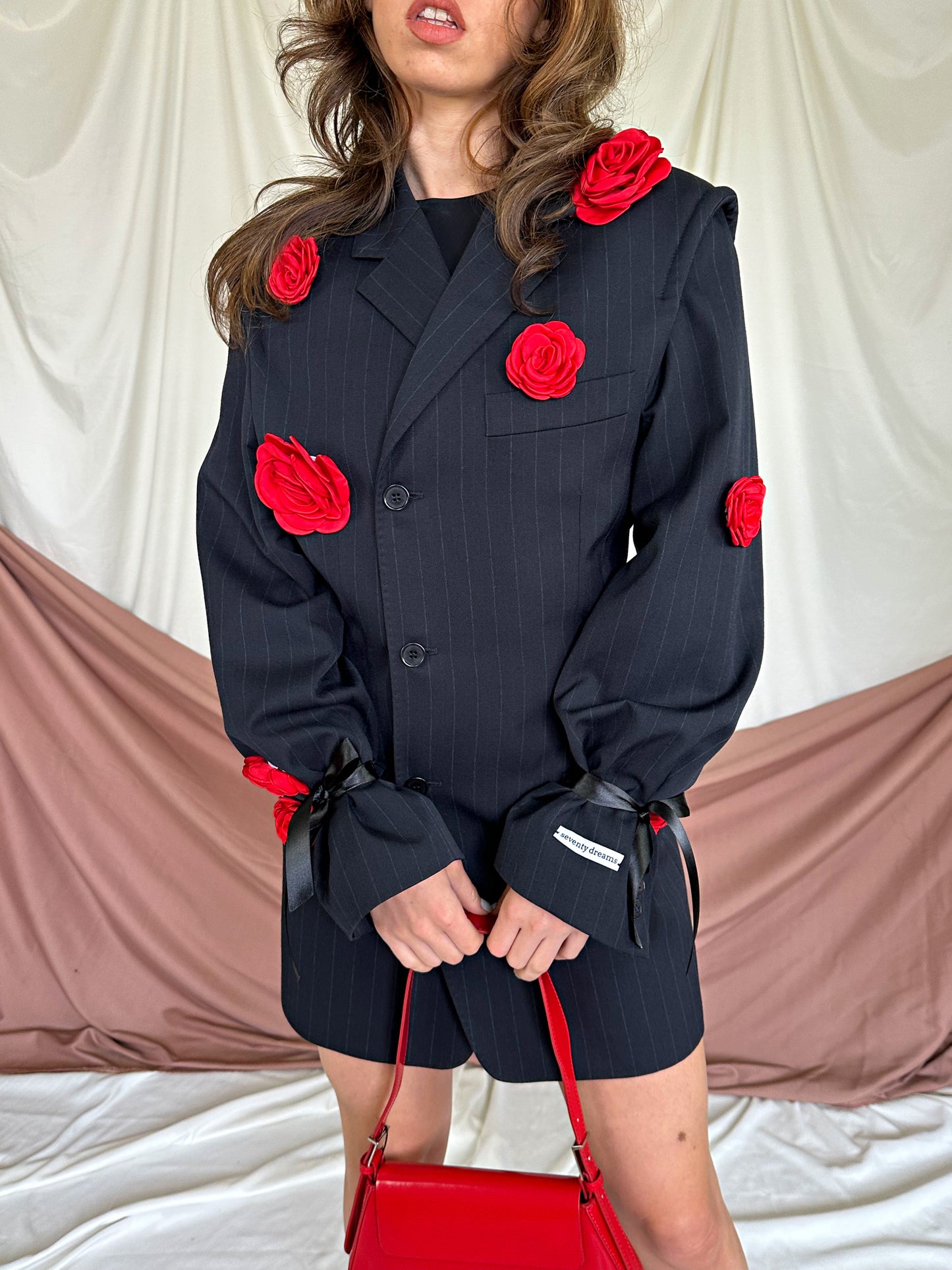 Sacou oversized SEVENTY DREAMS flowers