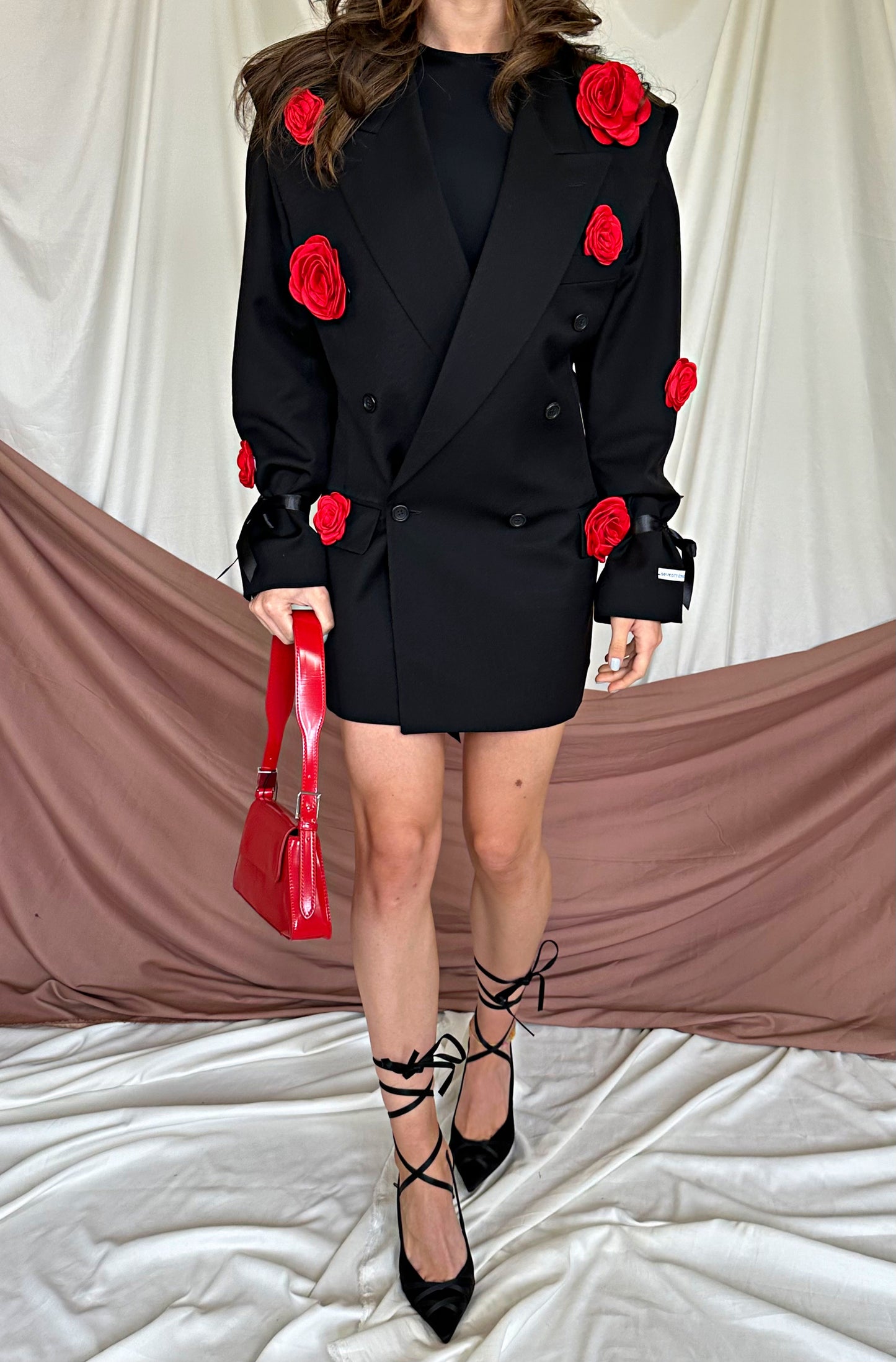 Sacou oversized SEVENTY DREAMS flowers