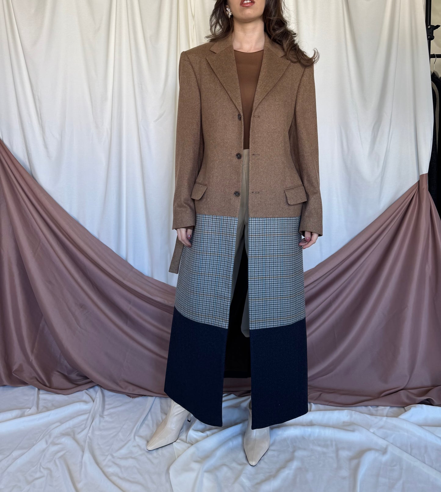 PALTON SEVENTY DREAMS DIN LANA SI CASMIR cu cordon