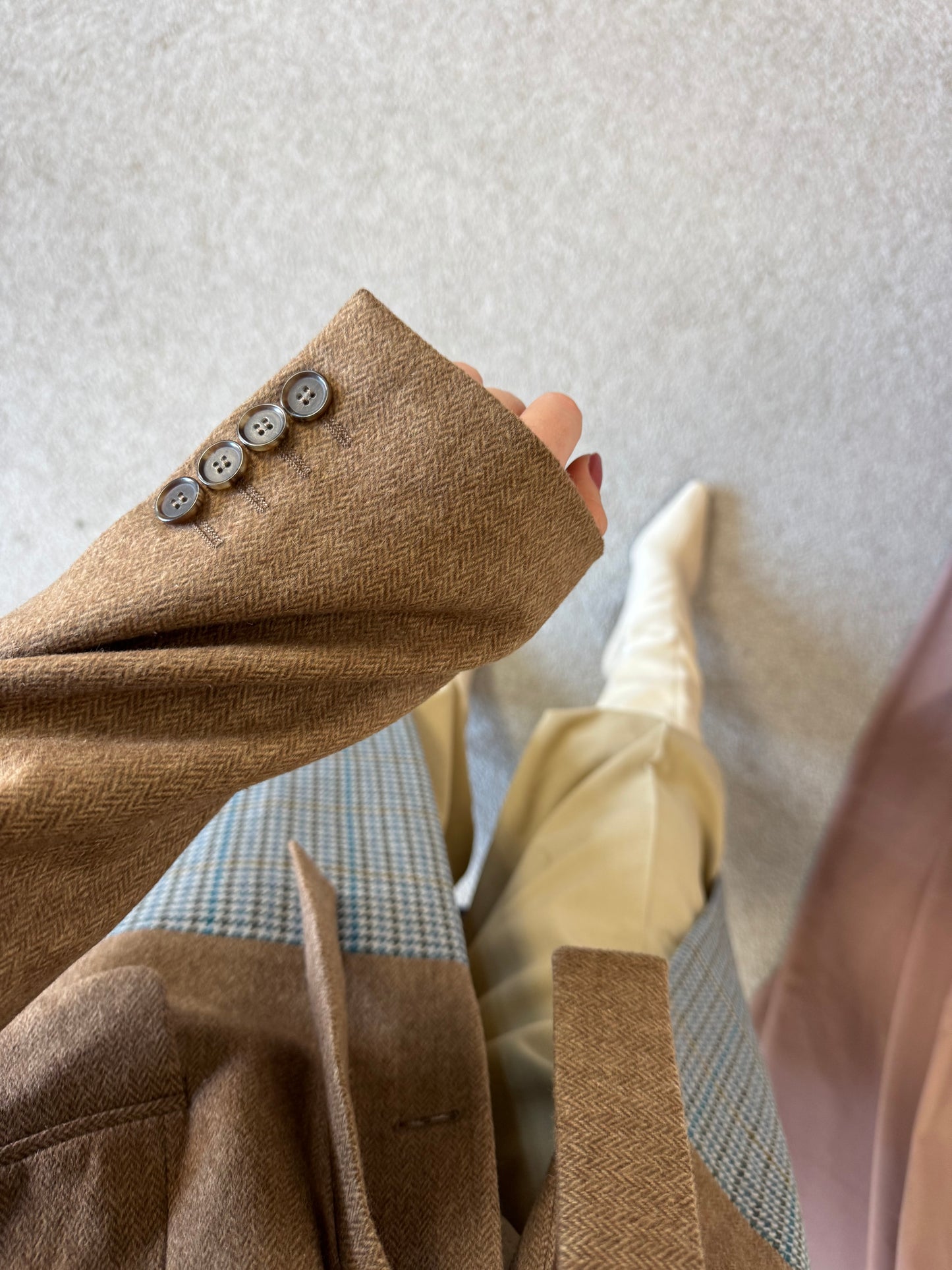 PALTON SEVENTY DREAMS DIN LANA SI CASMIR cu cordon