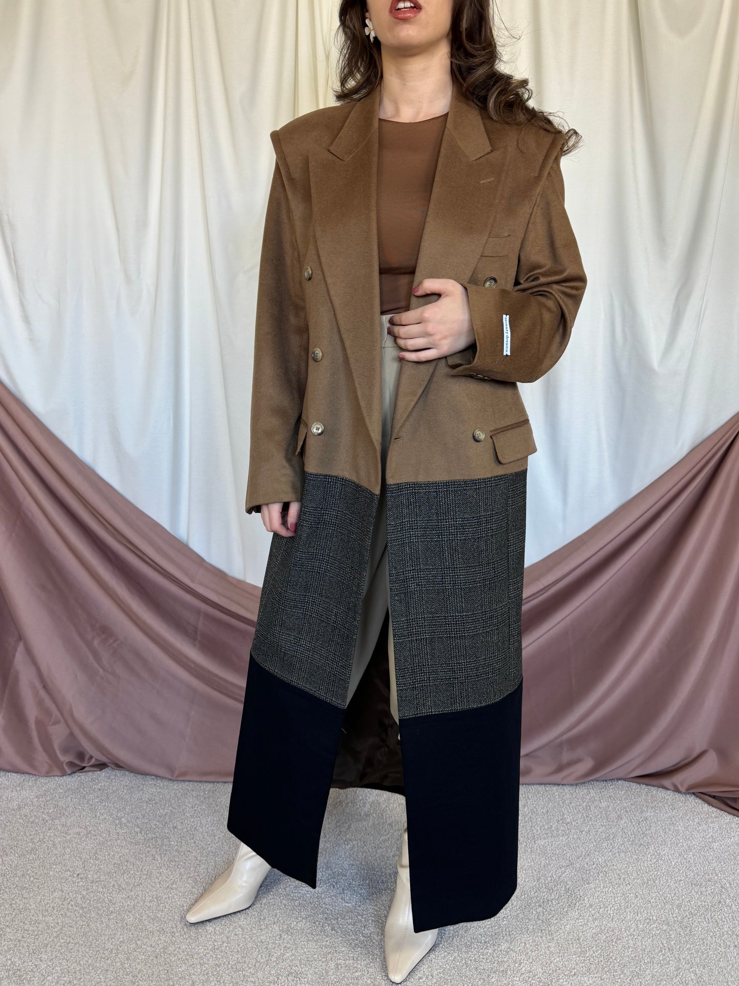 PALTON SEVENTY DREAMS DIN LANA SI CASMIR cu cordon