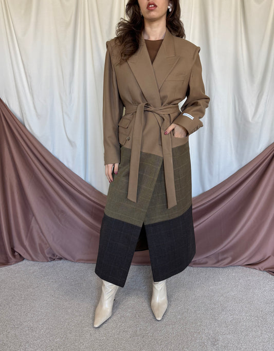 PALTON SEVENTY DREAMS DIN LANA cu cordon