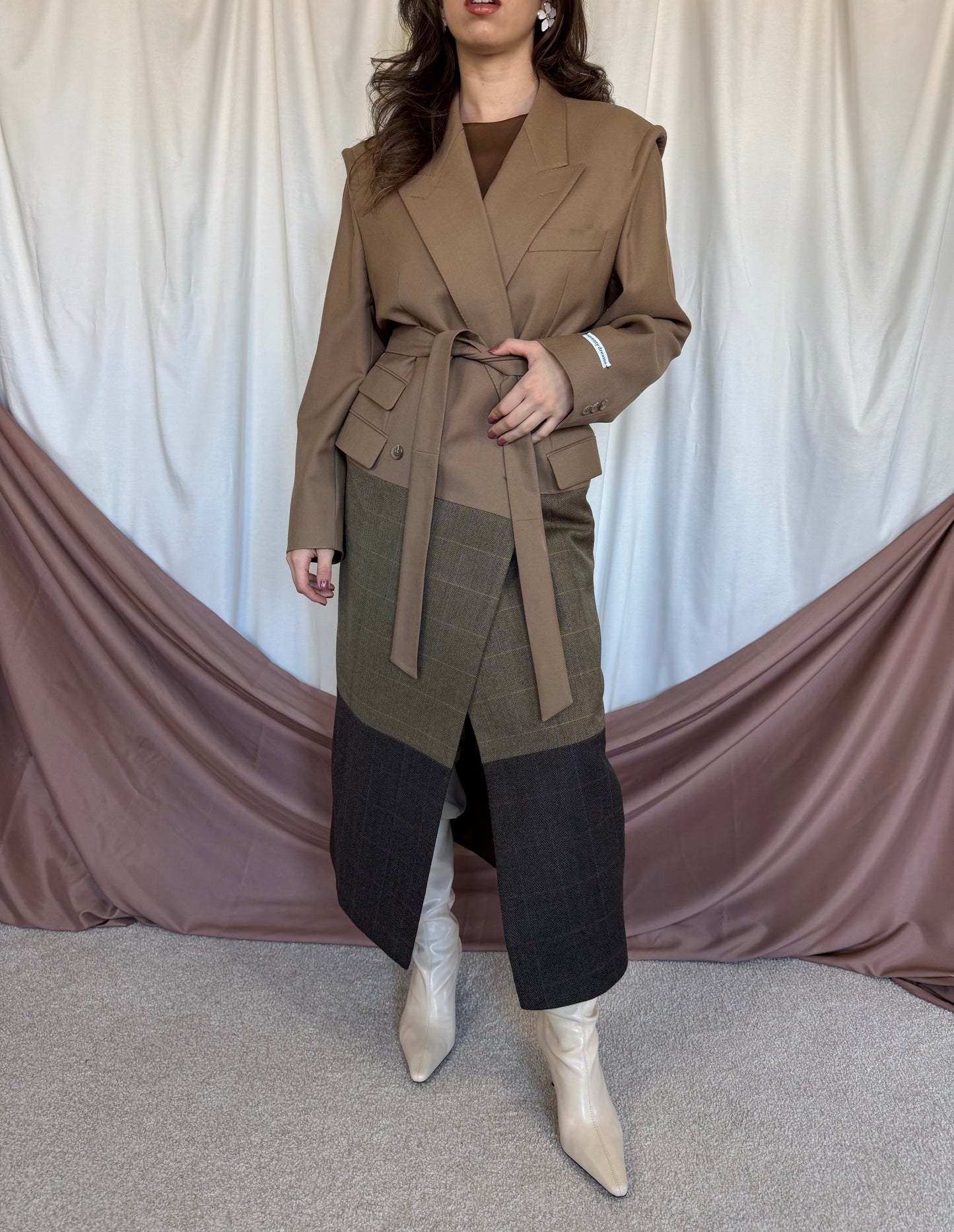 PALTON SEVENTY DREAMS DIN LANA cu cordon