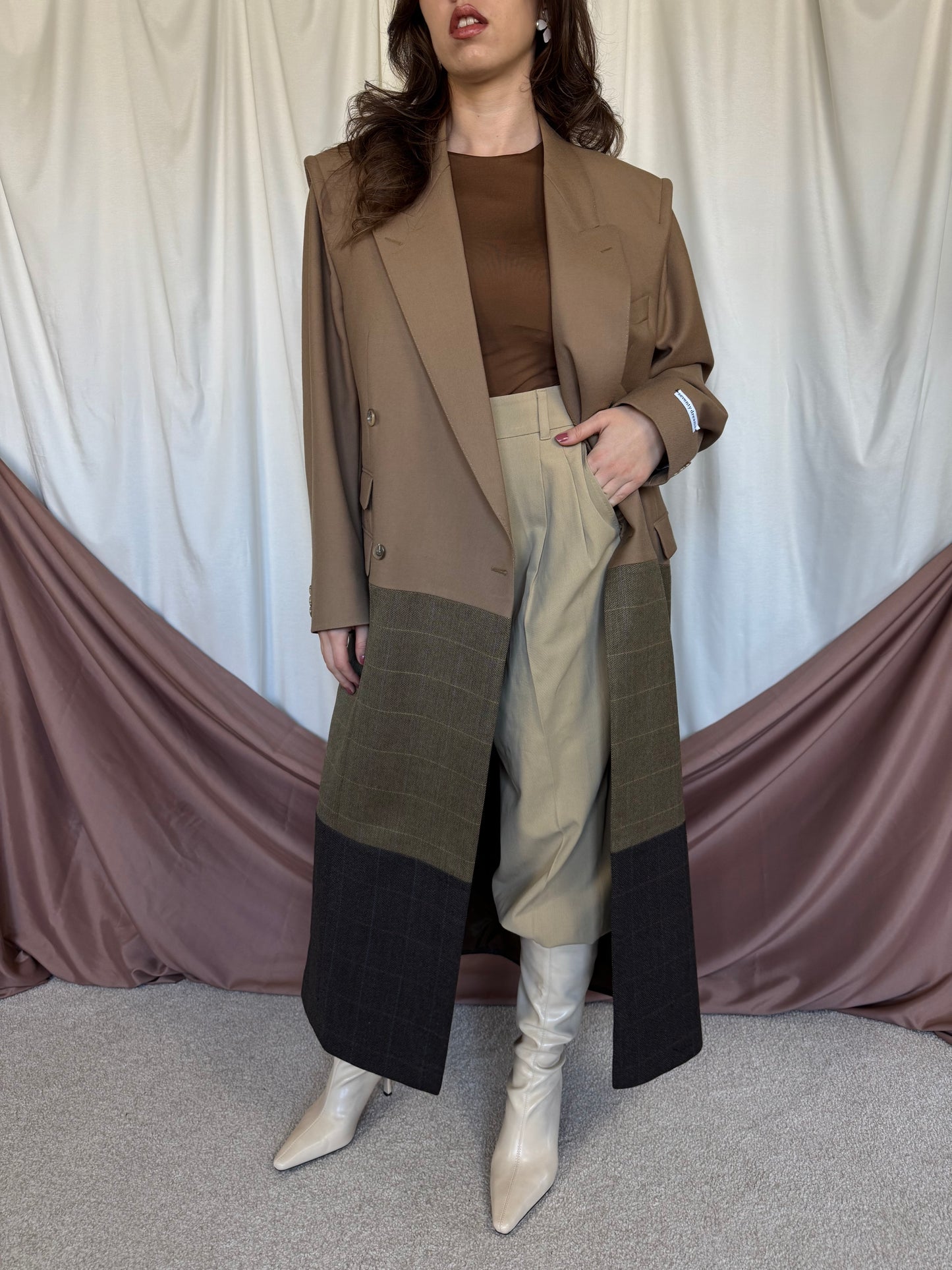 PALTON SEVENTY DREAMS DIN LANA cu cordon