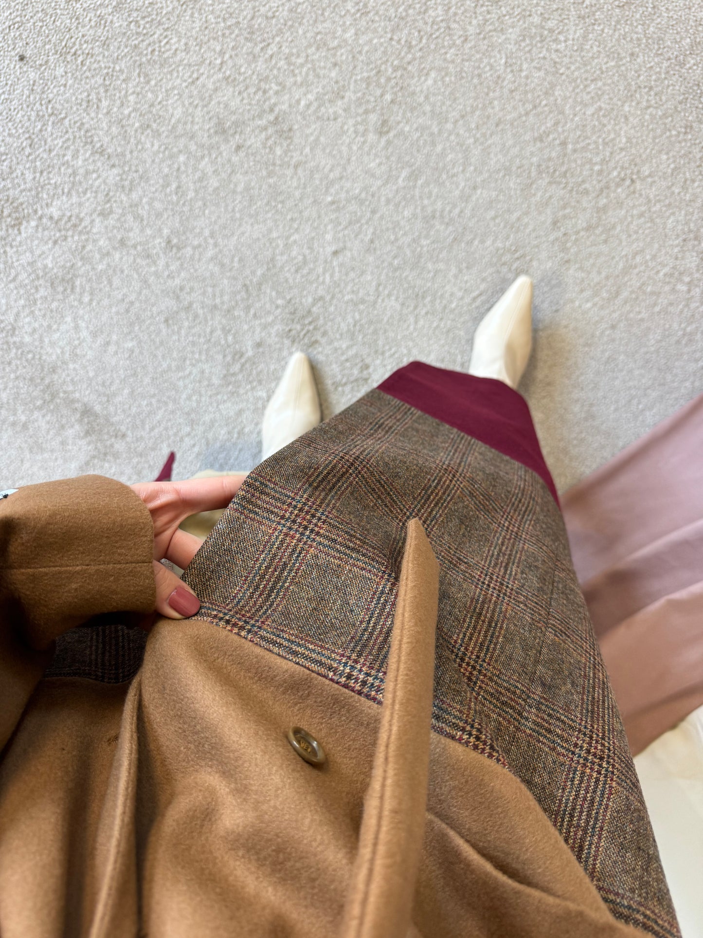 PALTON SEVENTY DREAMS DIN LANA SI CASMIR cu cordon