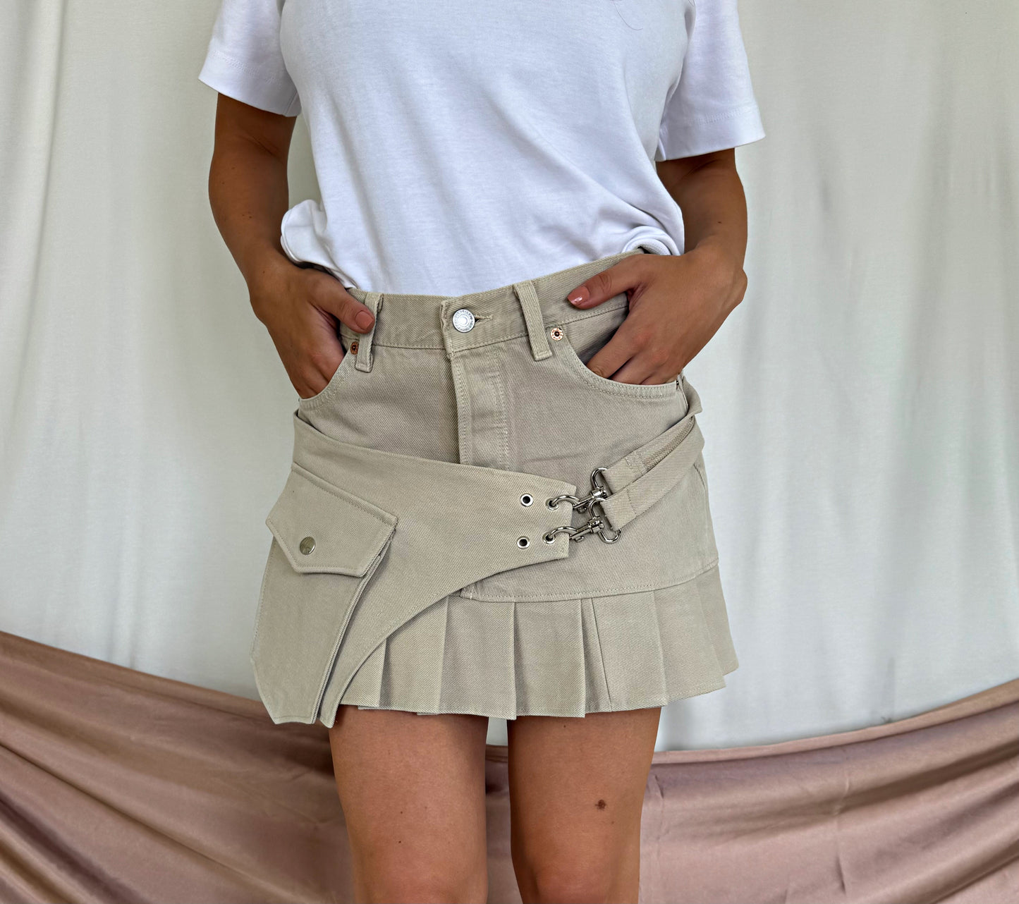 Fusta denim LEVI'S mini ( S )