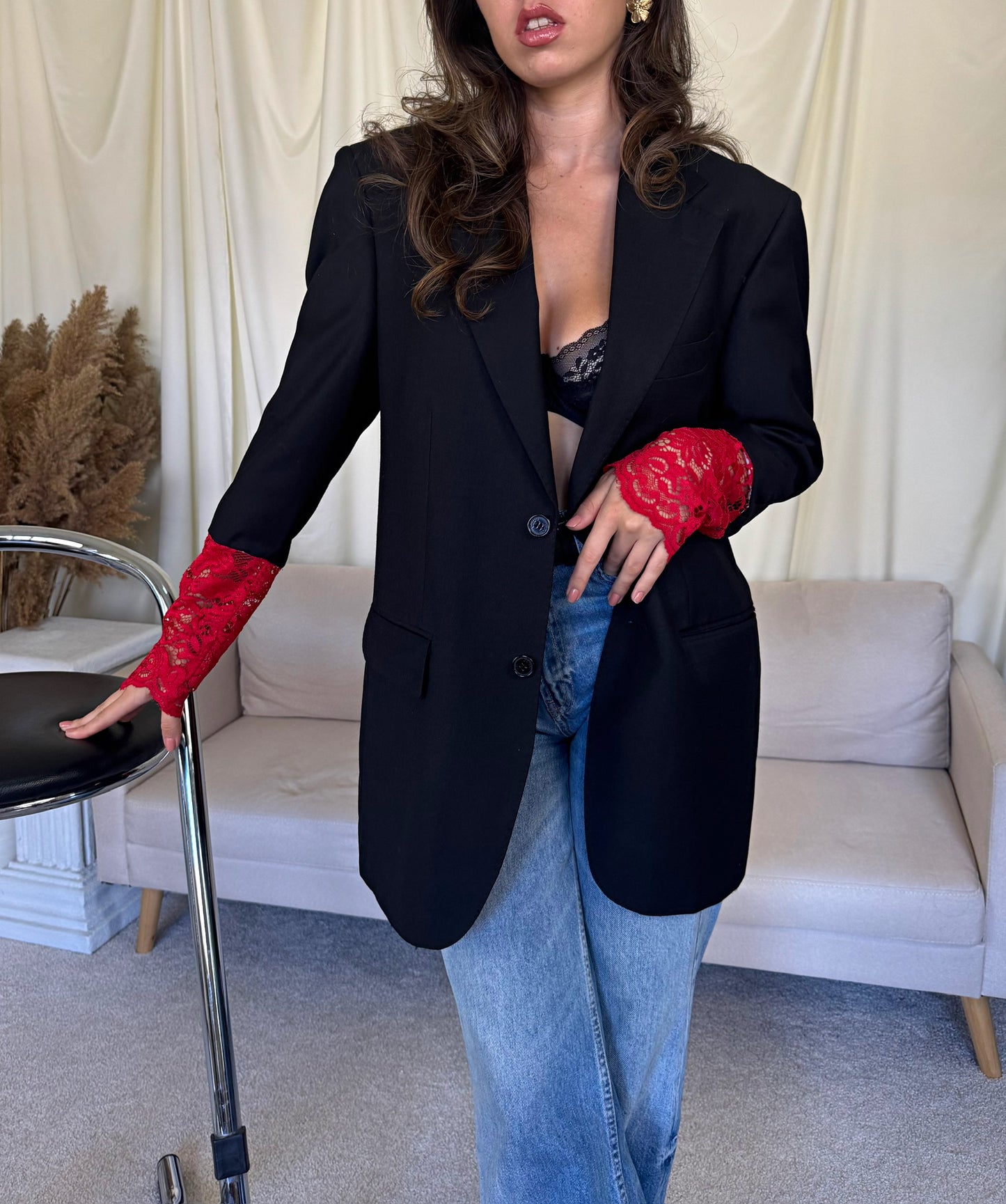 Sacou oversized SEVENTY DREAMS LACE