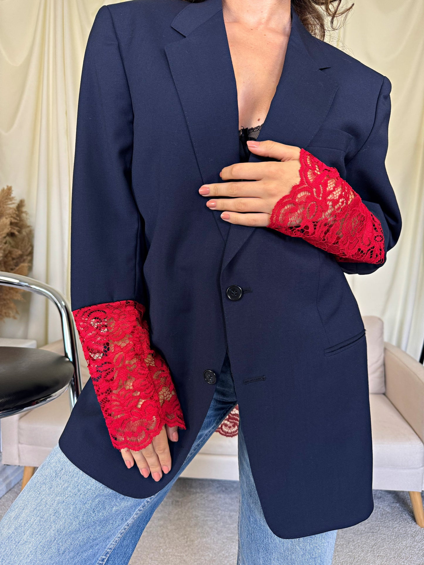 Sacou oversized SEVENTY DREAMS LACE ( o singura bucata)