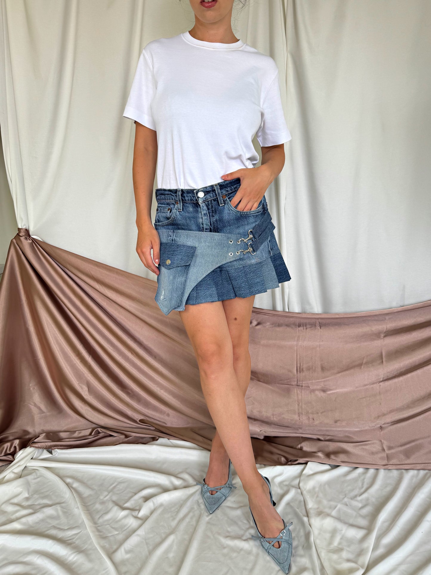 Fusta denim LEVI'S mini ( M )