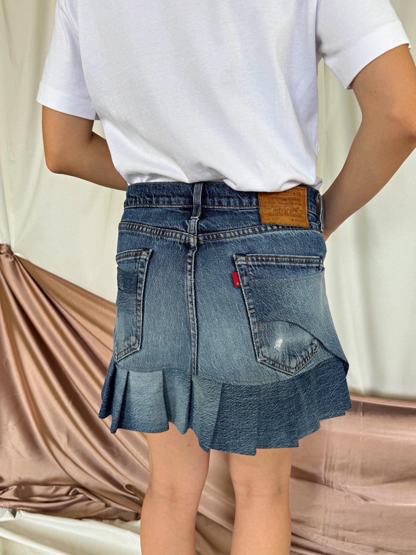 Fusta denim LEVI'S mini ( M )