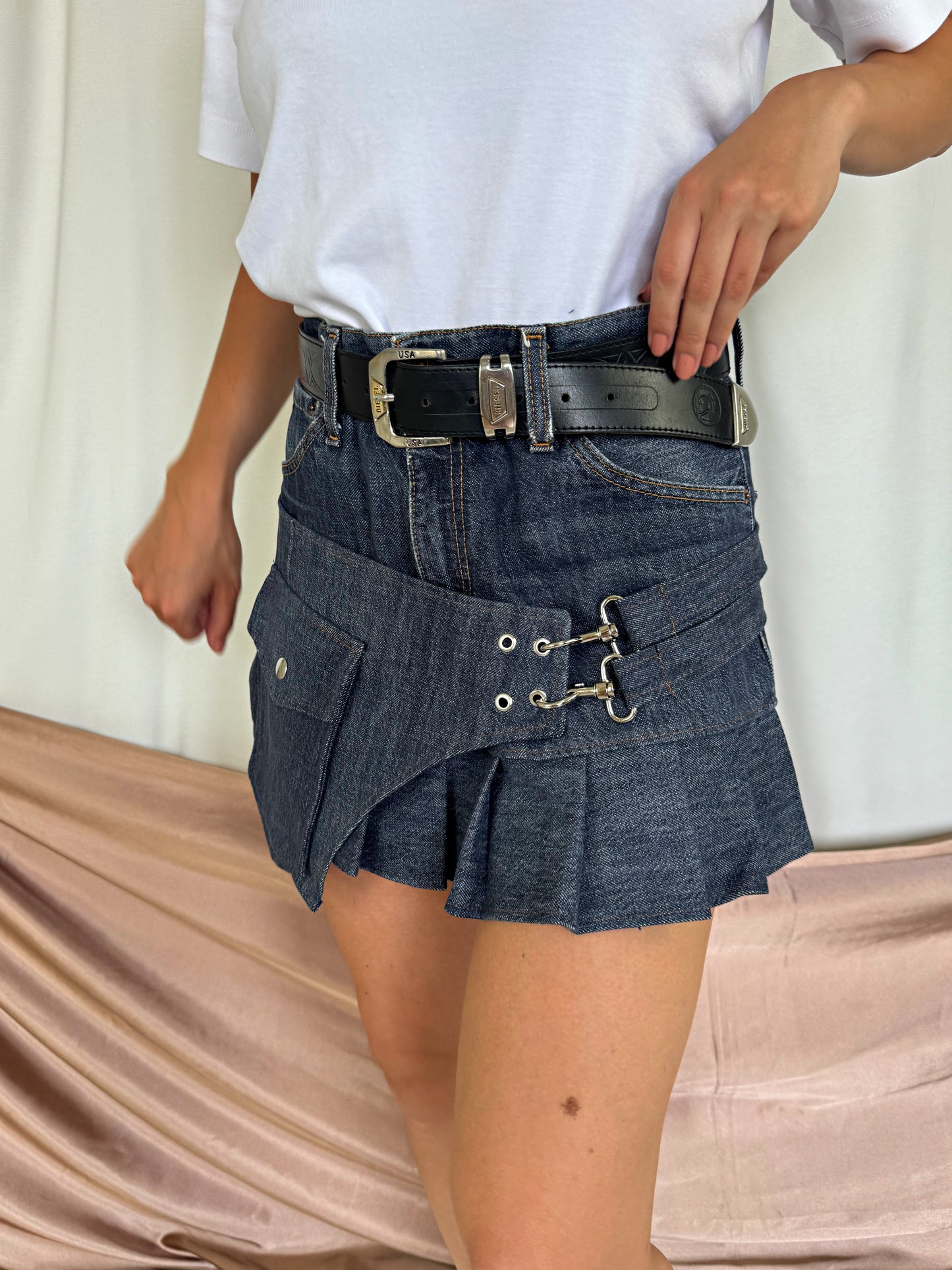 Fusta denim LEVI'S mini ( M )