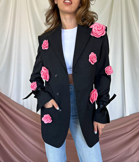 Sacou oversized SEVENTY DREAMS flowers